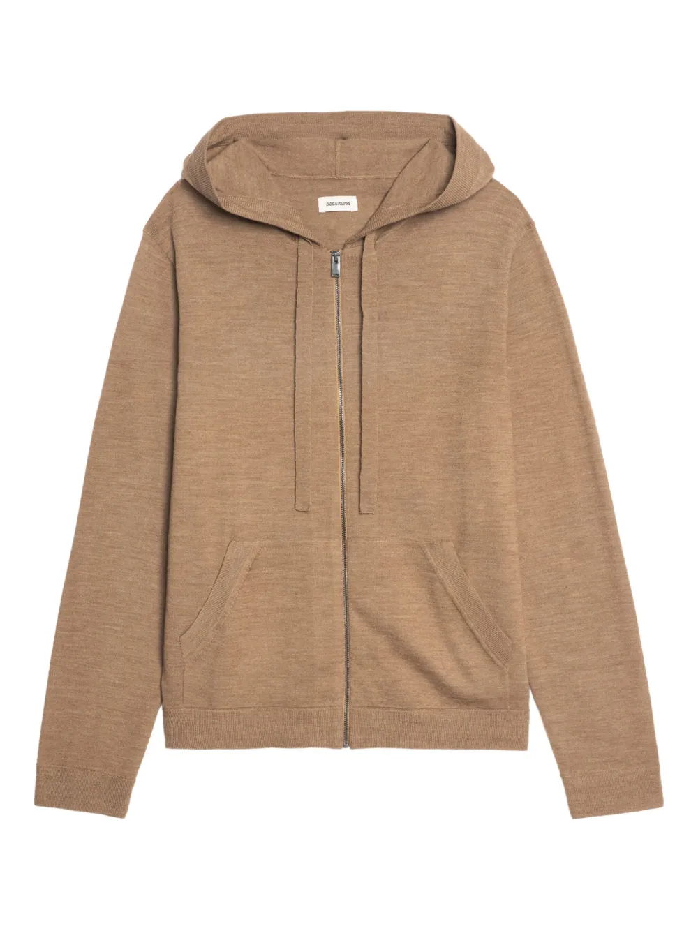 Zadig&Voltaire Clash trui met capuchon en rits Bruin