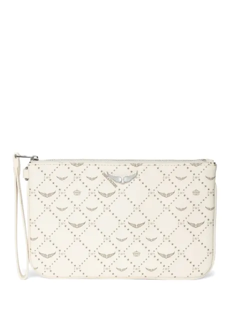 Zadig&Voltaire monogram clutch bag