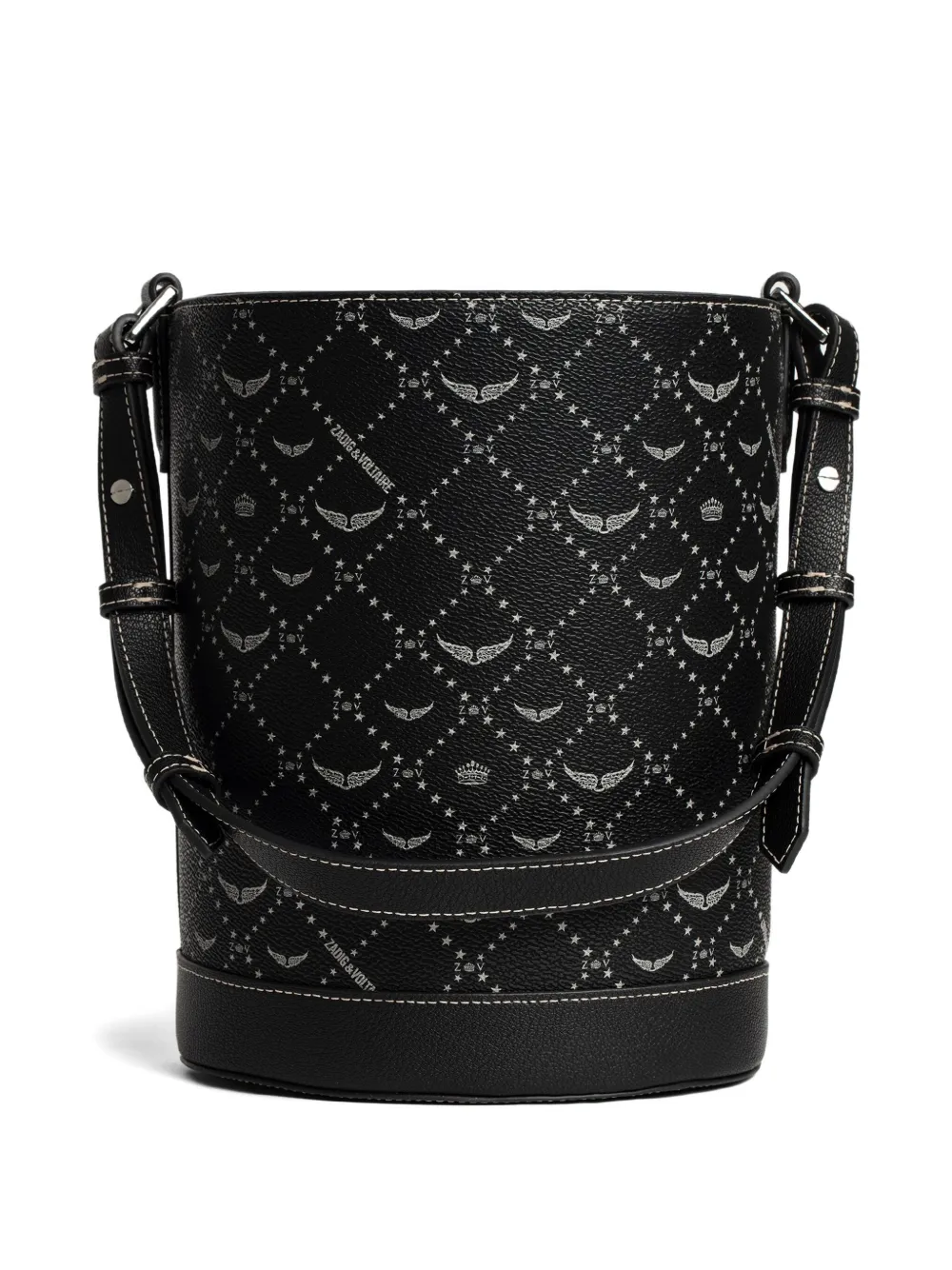 ZADIG & VOLTAIRE LOGO-PRINT BUCKET HAT