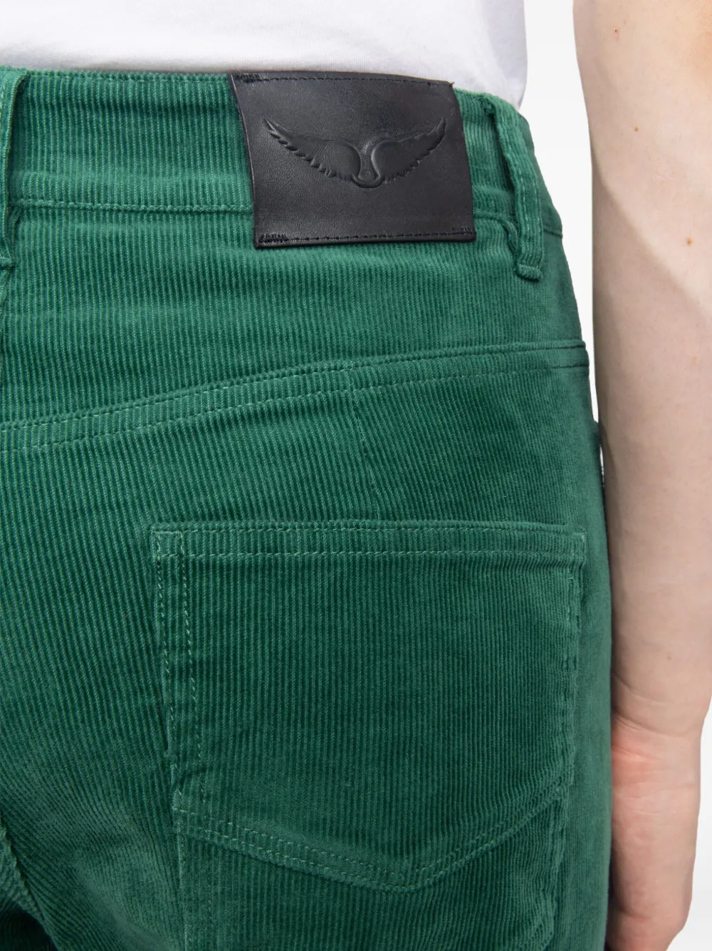 Zadig&Voltaire Ribfluwelen broek Groen
