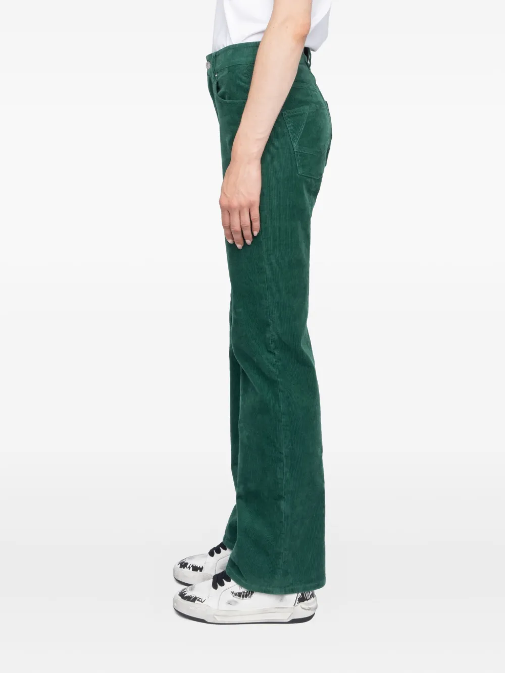 Zadig&Voltaire Ribfluwelen broek Groen