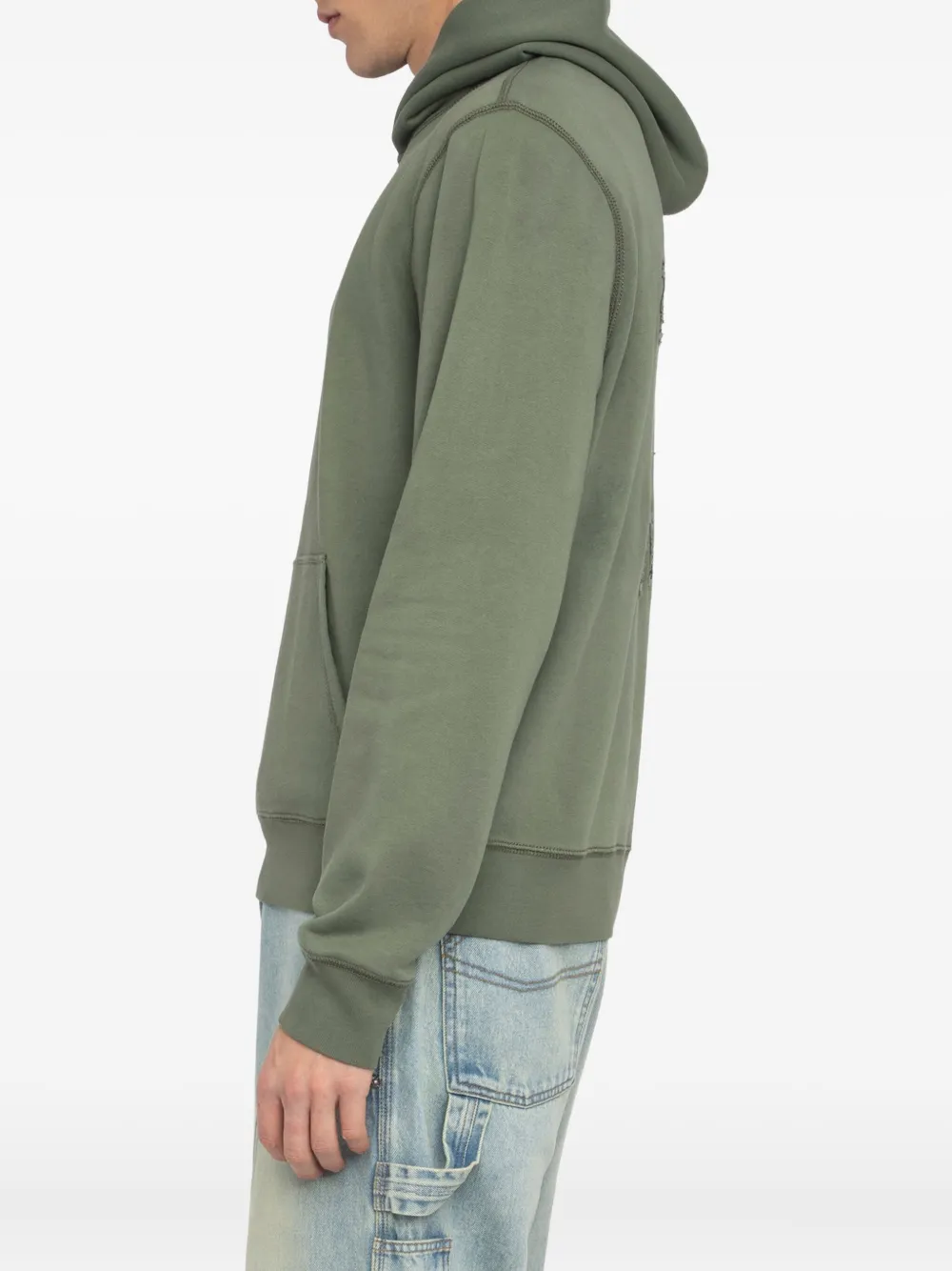Zadig&Voltaire Sanchi hoodie met borduurwerk Groen