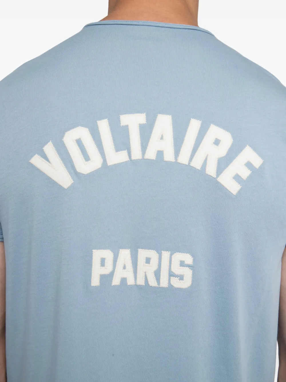 Zadig&Voltaire T-shirt met V-hals Blauw