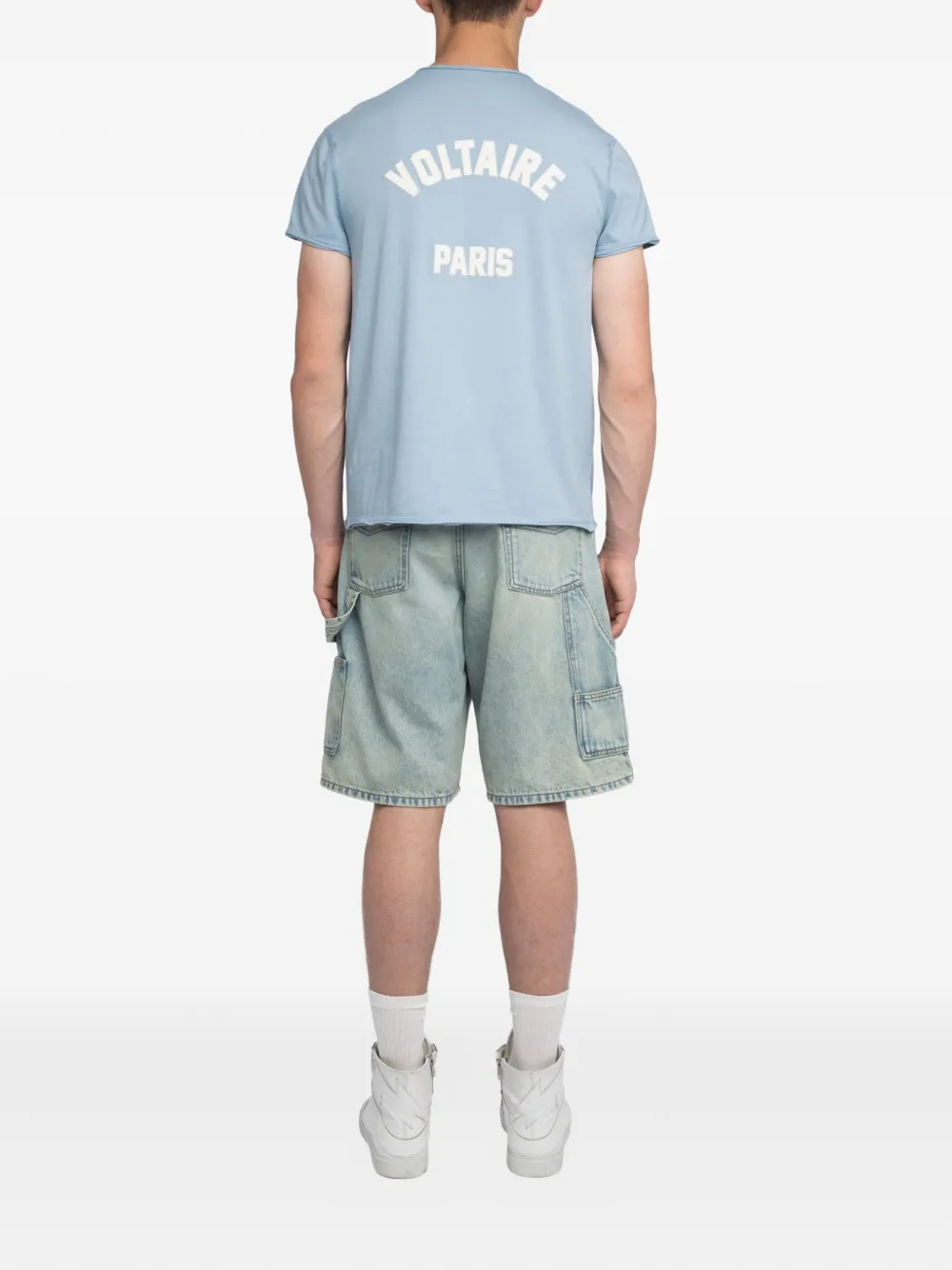 Zadig&Voltaire T-shirt met V-hals Blauw