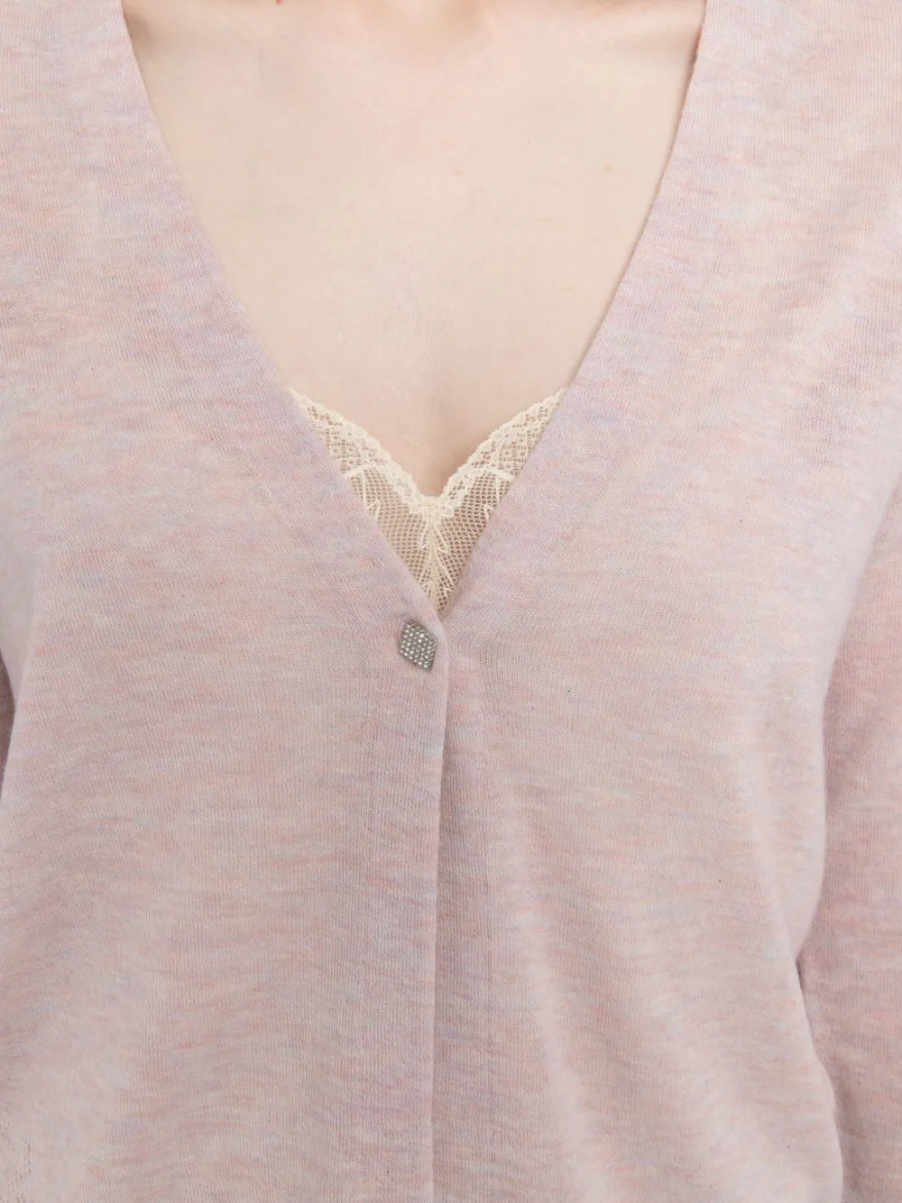 Manylla button-front V-neck cardigan