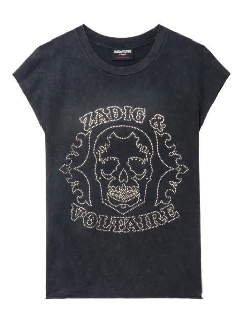 Zadig&Voltaire skull strass top