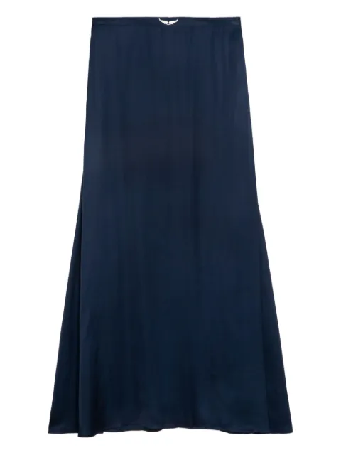 Zadig&Voltaire Jimeno satin wings-embellished maxi skirt