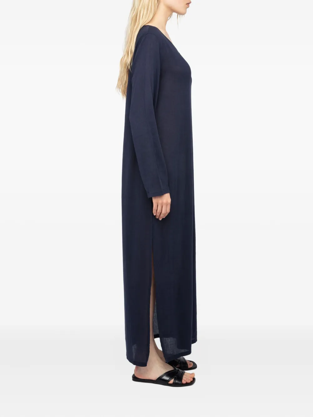 Zadig&Voltaire Alys maxi-jurk Blauw