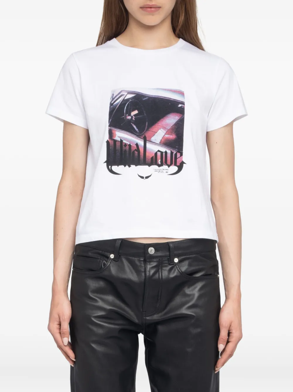 Zadig&Voltaire Blouse met print Wit