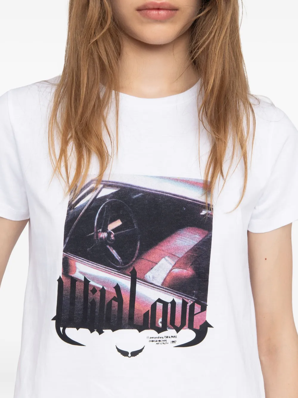 Zadig&Voltaire Blouse met print Wit
