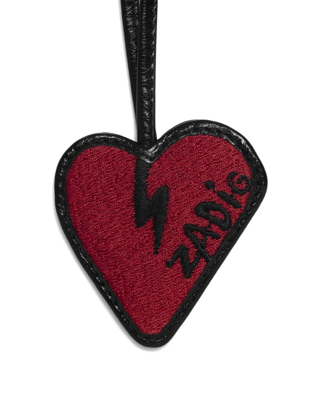 Zadig&Voltaire heart lightning keyring Rood