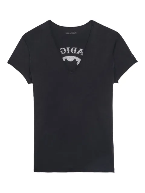 Zadig&Voltaire v-neck logo t-shirt