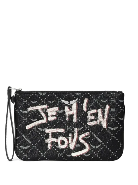 Zadig&Voltaire monogram clutch bag