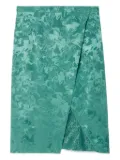 Zadig&Voltaire Julen horse-jacquard lace-insert midi skirt - Green