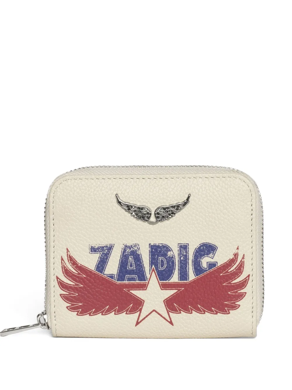 Zadig&Voltaire Gl America mini-portemonnee Beige