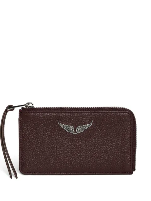 Zadig&Voltaire grained leather card holder