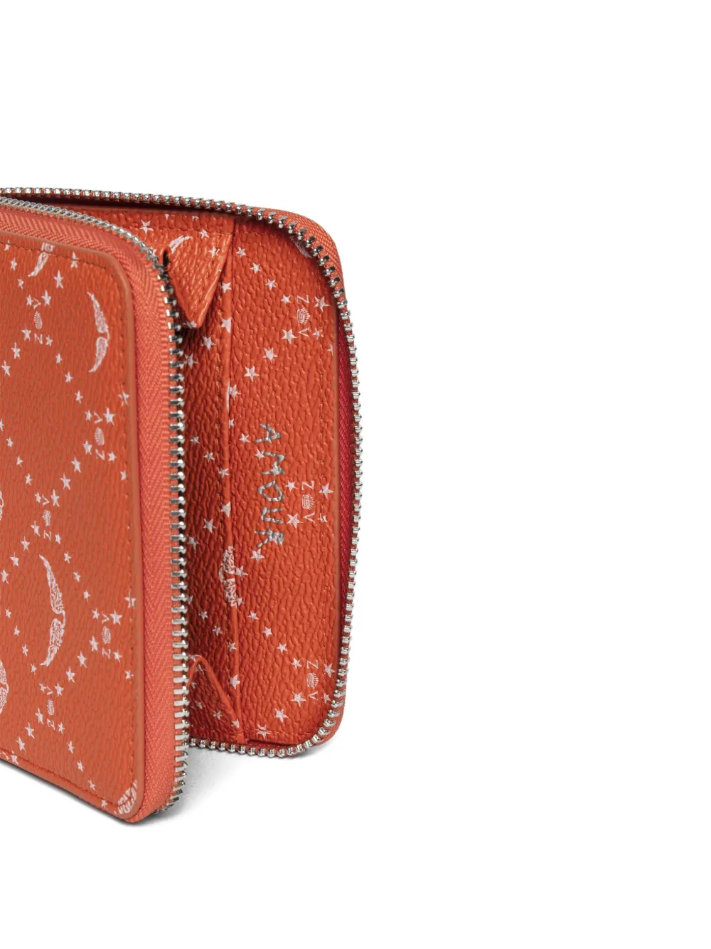 Zadig&Voltaire Portemonnee met monogramprint Oranje