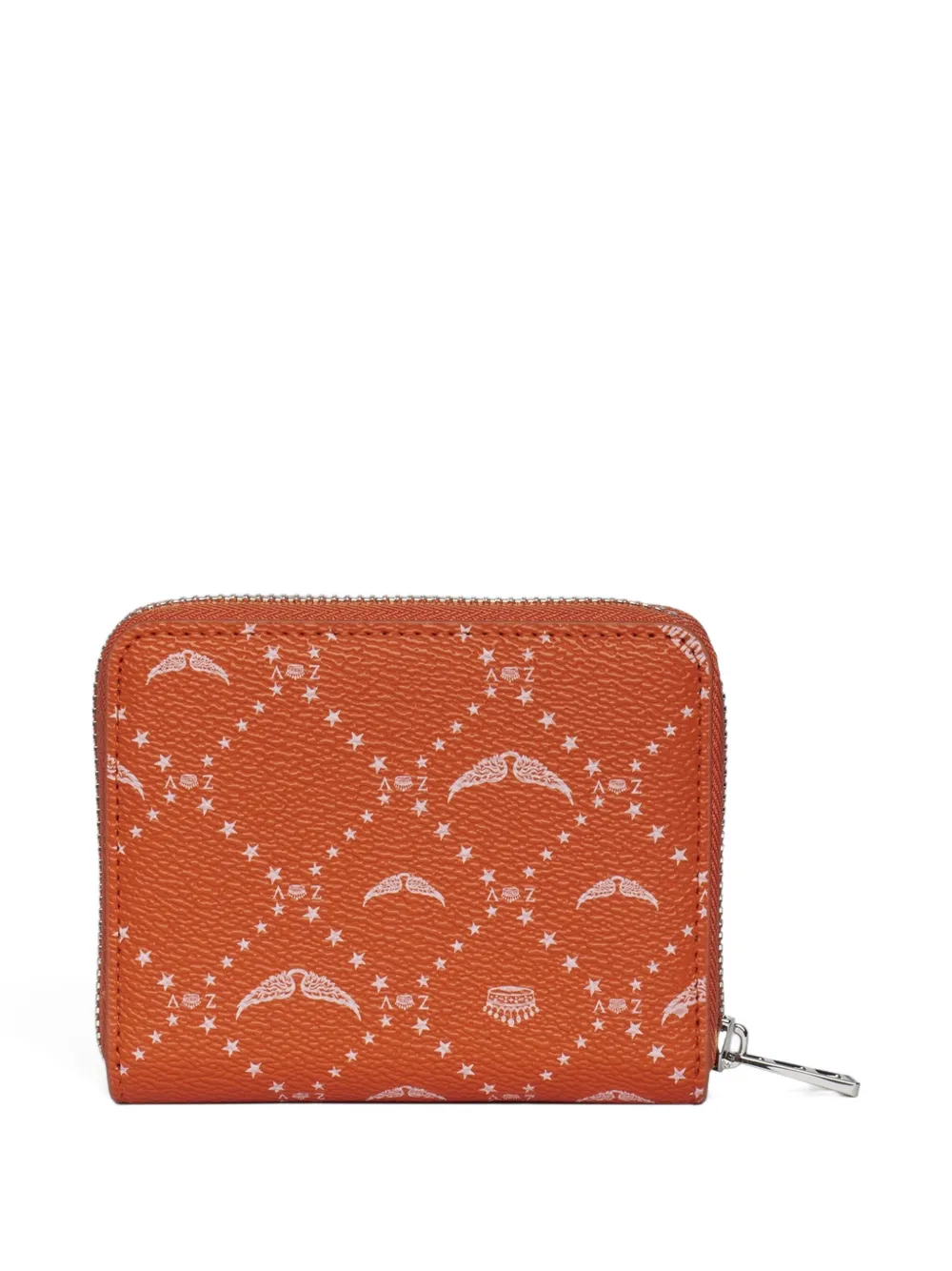 Zadig&Voltaire Portemonnee met monogramprint Oranje