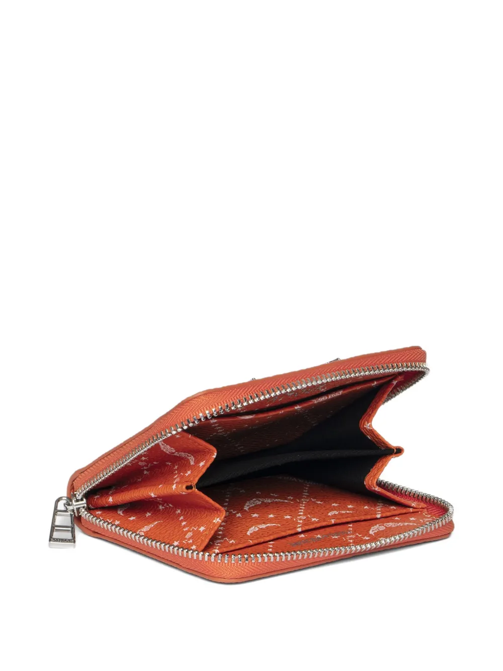 Zadig&Voltaire Portemonnee met monogramprint Oranje