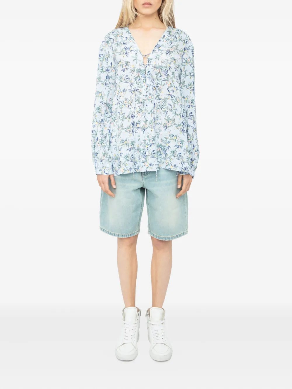 Zadig&Voltaire Tamela blouse - Blauw