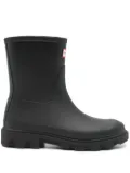 Hunter logo-print boots - Black