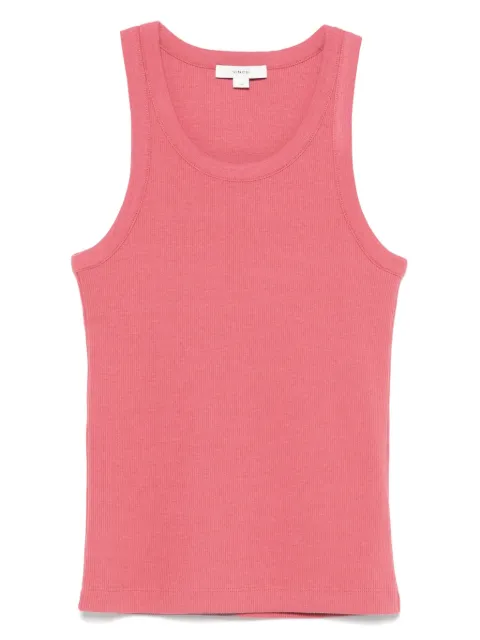 Vince ribbed scoop-neck tank top