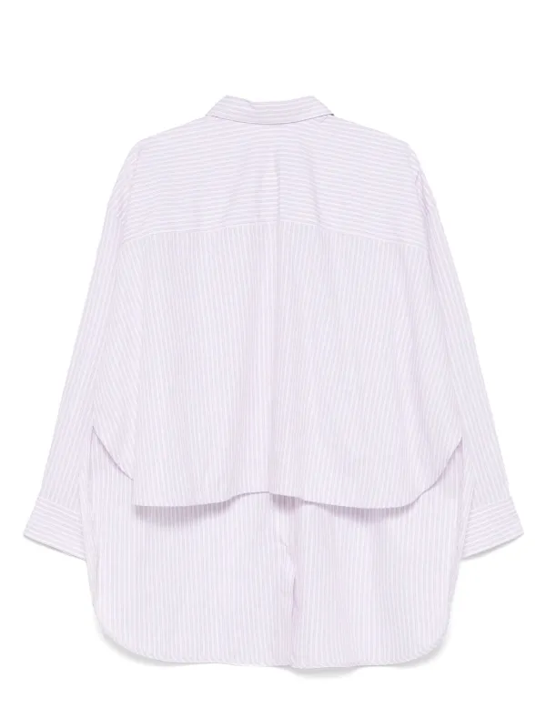 Victoria Beckham Striped Shirt in Purple