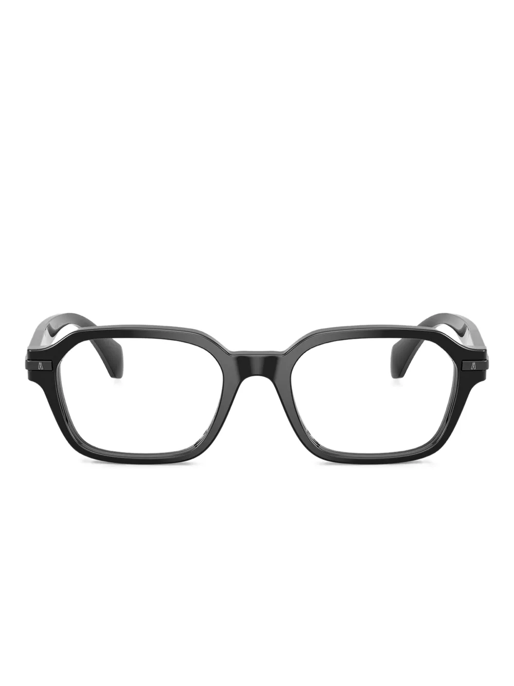 Moncler Bril met vierkant montuur Zwart