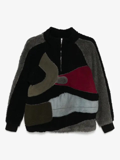 Stain Shade patchwork sweatshirt