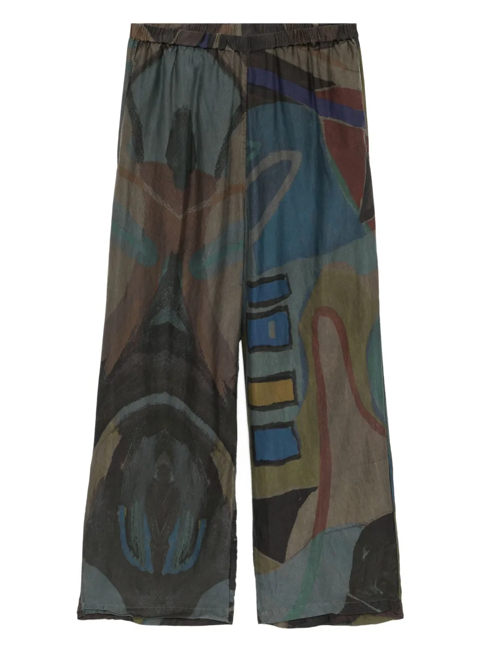 Stain Shade graphic-print trousers | Grey | Image 1