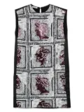 Miu Miu Pre-Owned 2010s monogram-jacquard mini dress - Black