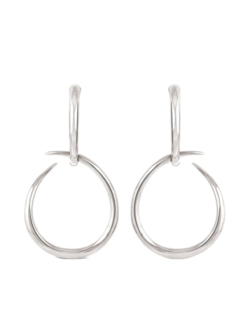 Dinny Hall Toro ドロップピアス L - シルバートーン Dinny Hall Toro ドロップピアス L - シルバートーン
