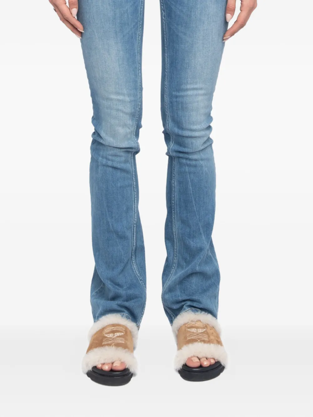 Zadig&Voltaire Kasjmier trui met hartpatch Blauw