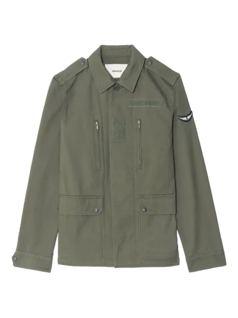 Zadig&Voltaire Kido skull-embroidered jacket