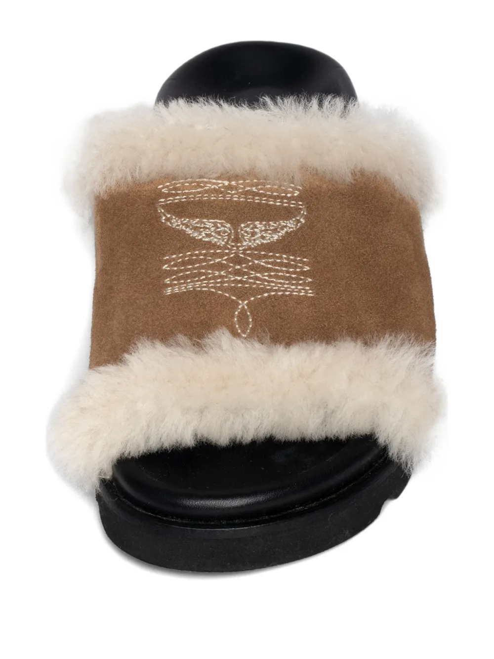 Zadig&Voltaire embroidered sandals Bruin