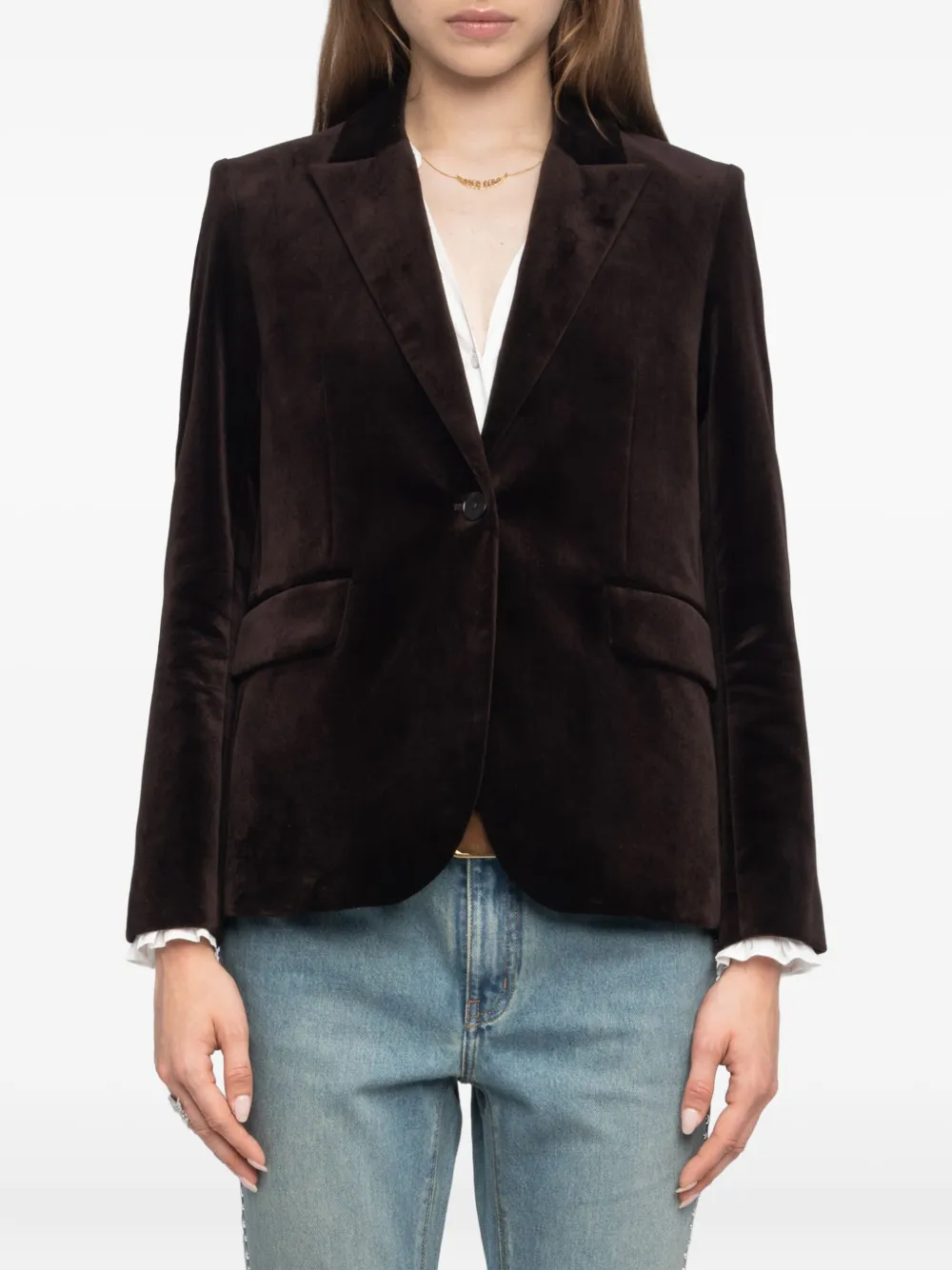 Zadig&Voltaire Vavy blazer Bruin