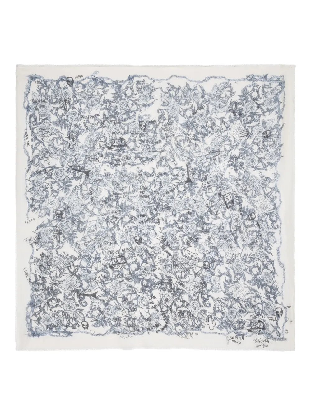 Zadig&Voltaire Kerry printed scarf | Neutrals | Image 1