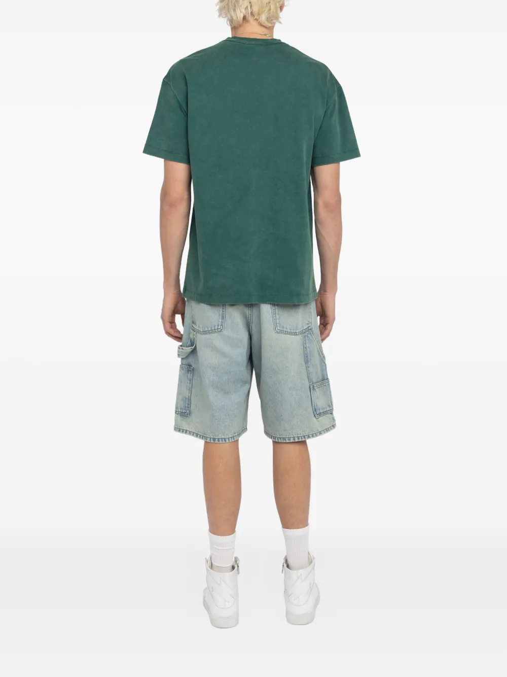 Zadig&Voltaire Teddy Rock N Roll T-shirt met studs Groen