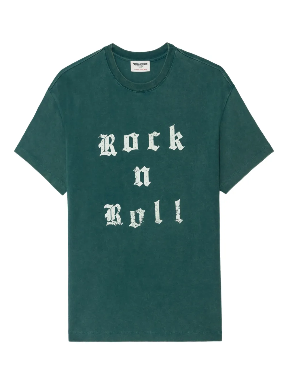 Zadig&Voltaire Teddy Rock N Roll T-shirt met studs Groen