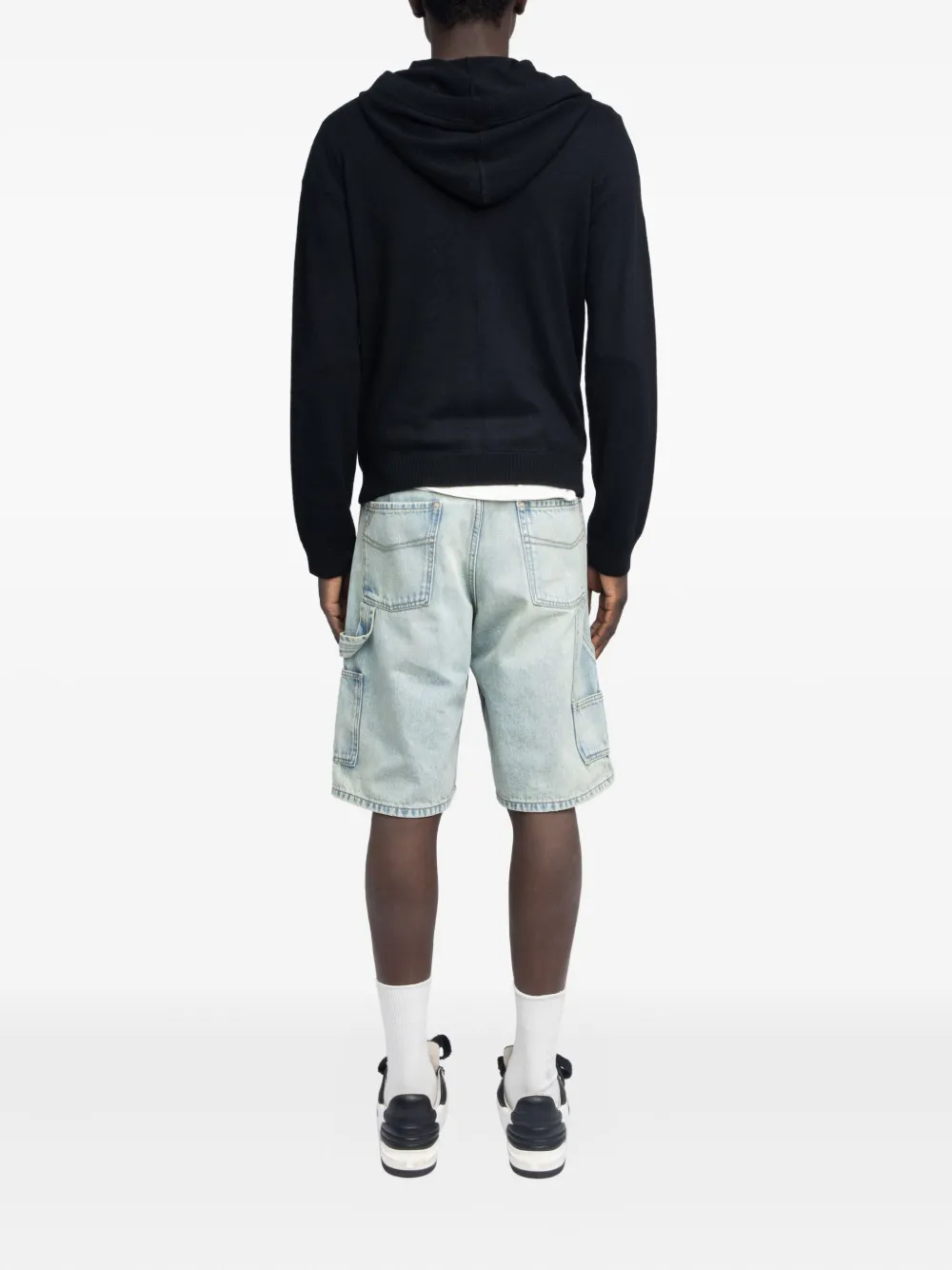 Zadig&Voltaire Clash zip-up hoodie Zwart
