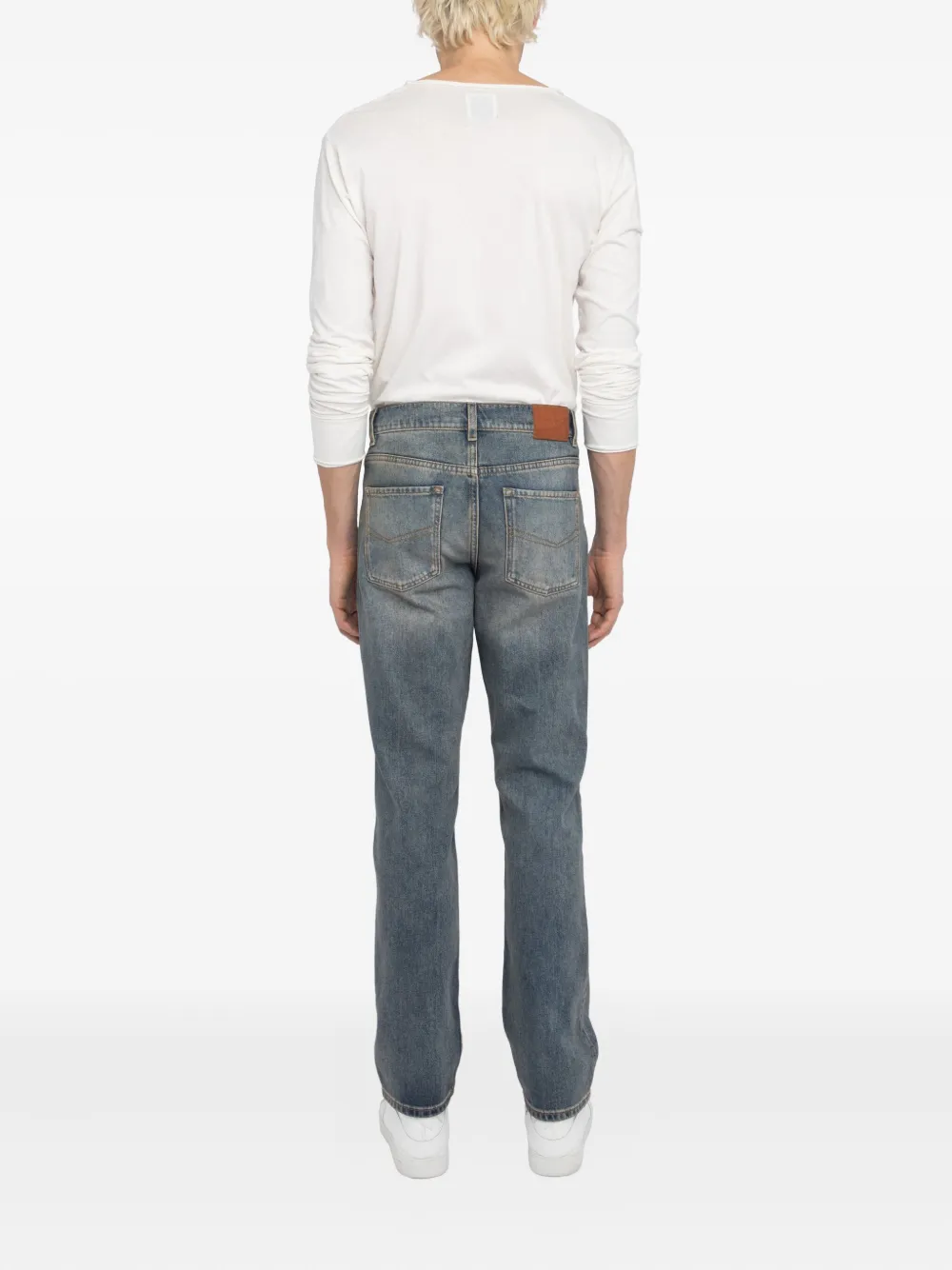 Zadig&Voltaire John jeans met vervaagd effect Blauw