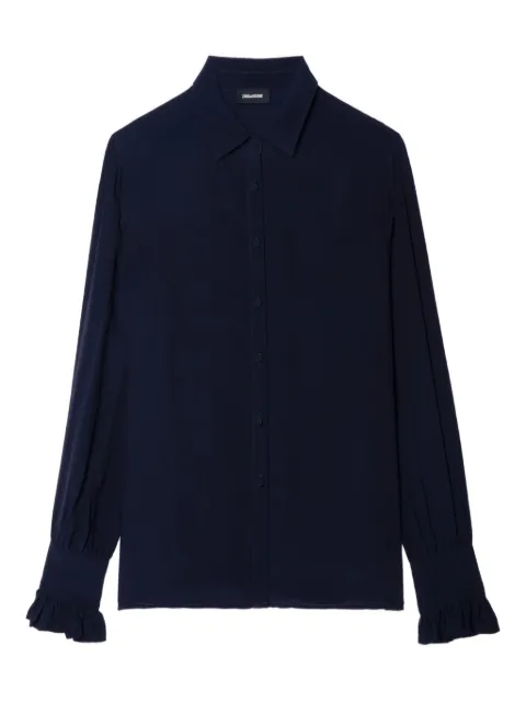 Zadig&Voltaire ruffled-cuff shirt