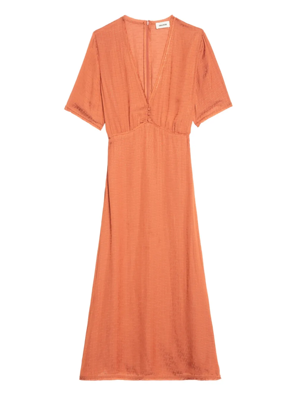 Zadig&Voltaire vestido midi Rhodral | naranja | Image 1