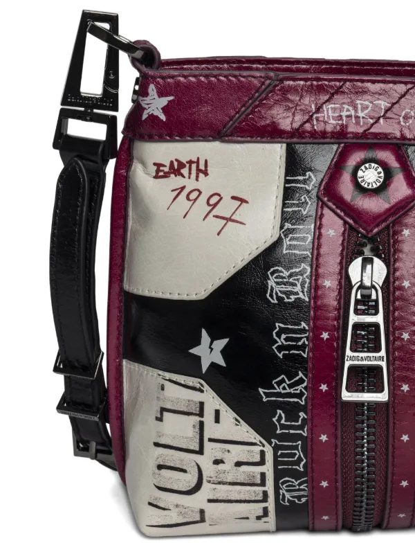 【関税込み】Sunny Moody Punk Shoulder Bag - Zadig & Voltaire Zadig&Voltaire Sunny Moody Punk graphic-print Cross Body Bag