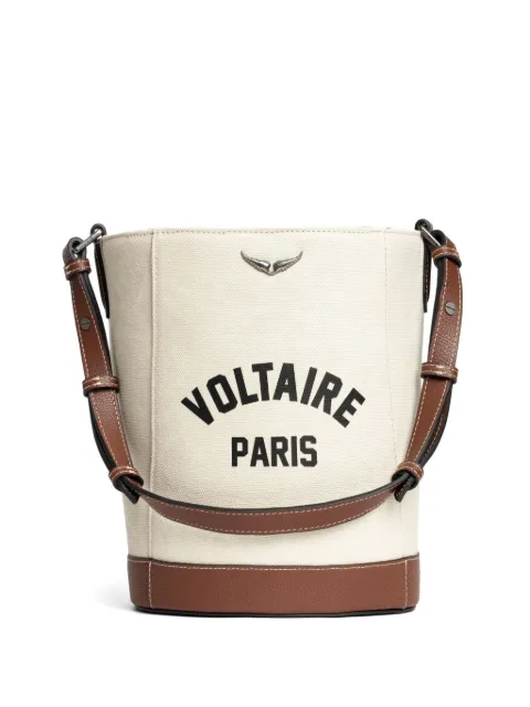 Zadig&Voltaire logo-print bucket bag 