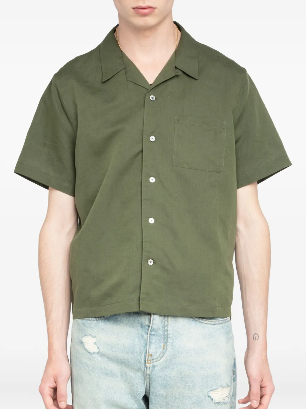 Zadig&Voltaire Overhemd met korte mouwen Groen