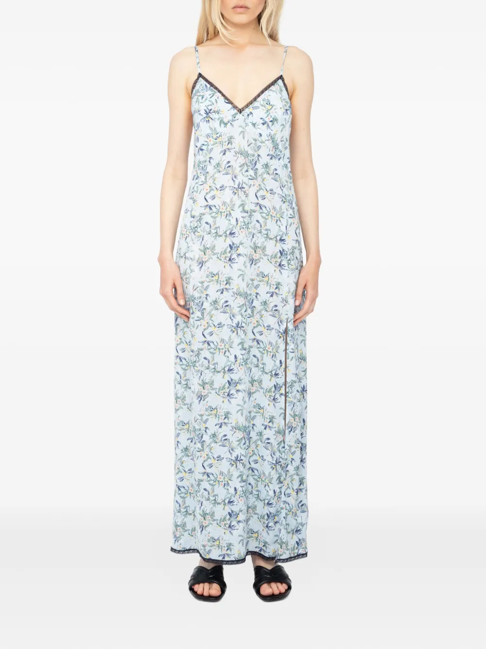 Zadig&Voltaire Ramelil maxi dress - Blauw