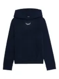 Zadig&Voltaire Georgy rhinestone-embellished hoodie - Blue