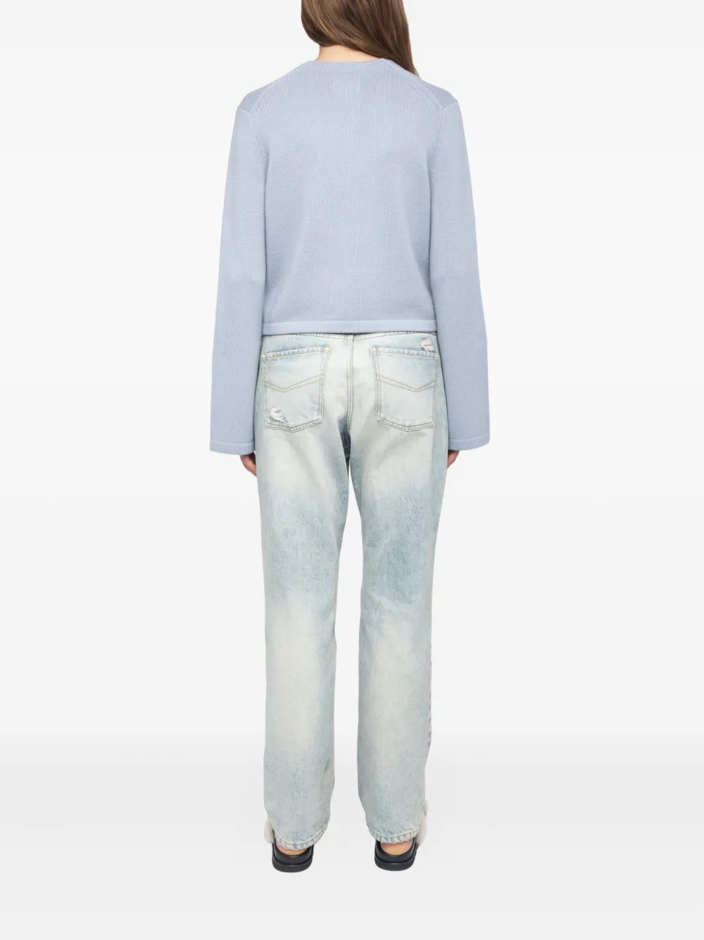 Zadig&Voltaire Kasjmier vest met wijde mouwen Blauw