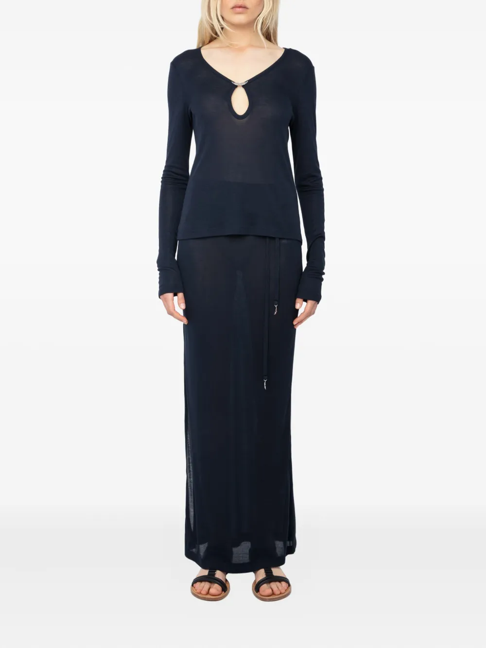 Zadig&Voltaire Tina T-shirt Blauw